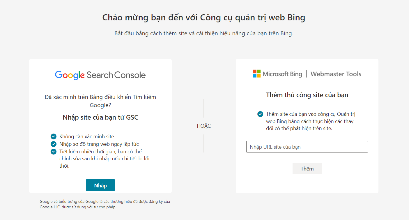 Cách đưa website lên trang tìm kiếm Bing với công cụ Bing Webmasters