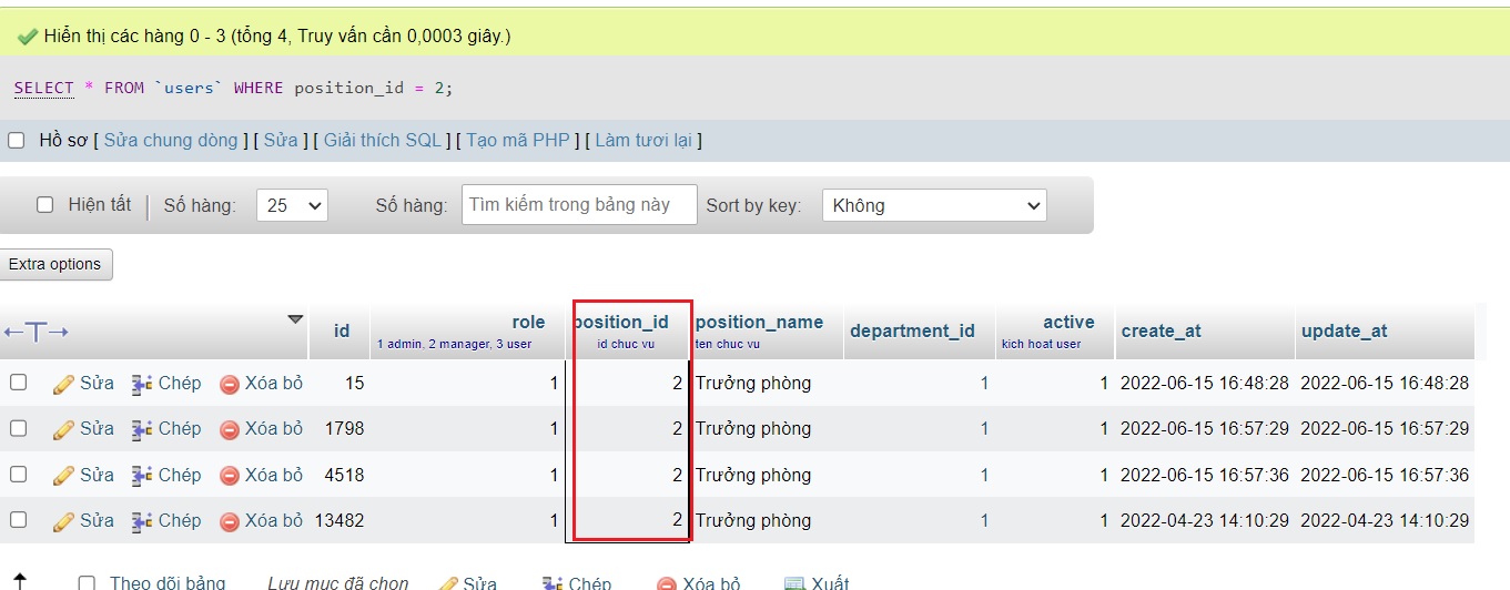 Câu lệnh sql select kèm điều kiện