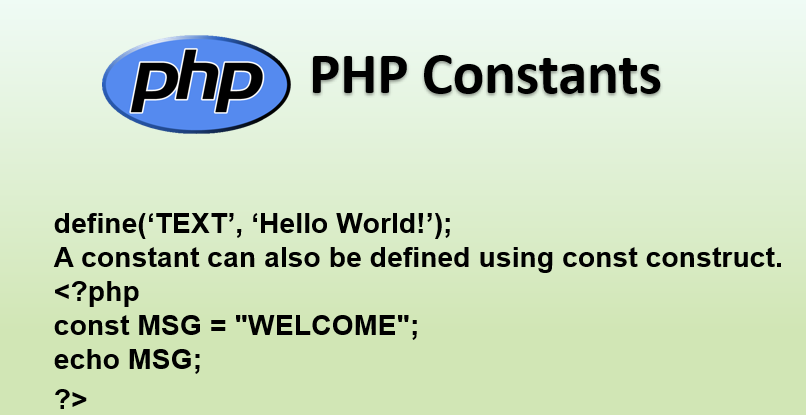 Hằng số trong lập trình ngôn ngữ PHP